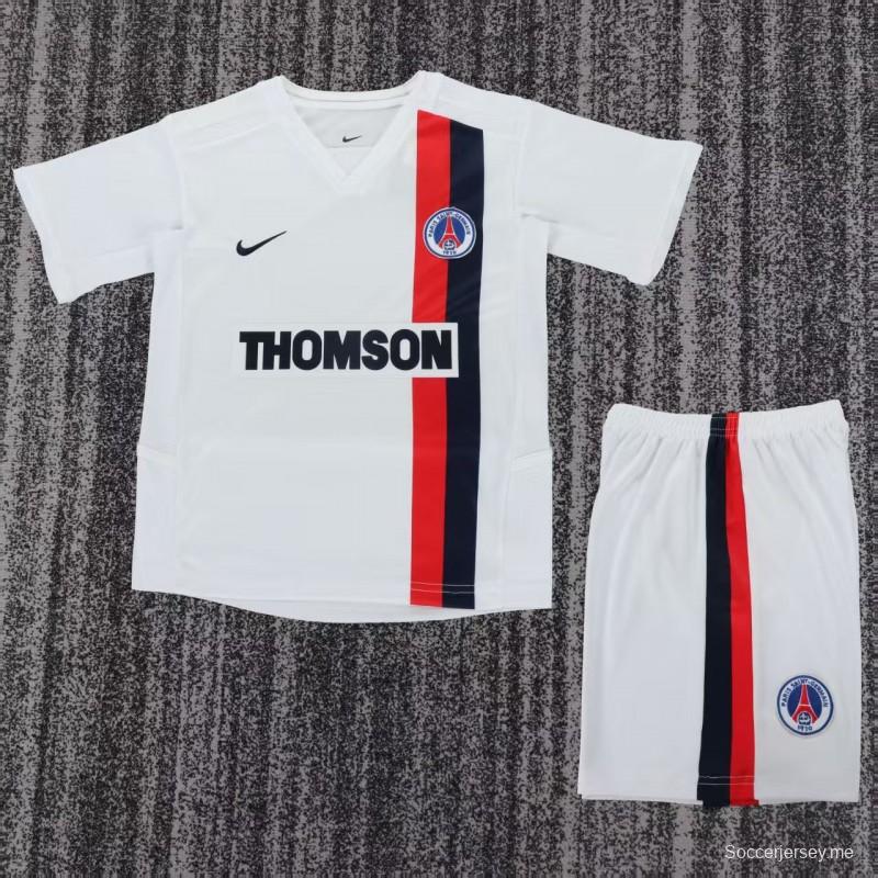 قميص باريس سان جيرمان (PSG) للعب خارج أرضه من طراز ريترو 02/03