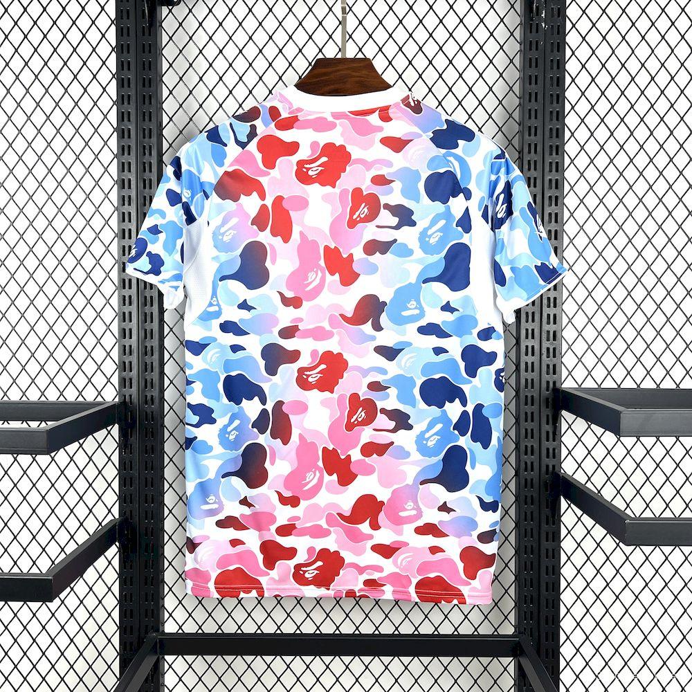 2025/26 قميص مموّه للرجال AD X BAPE كامو