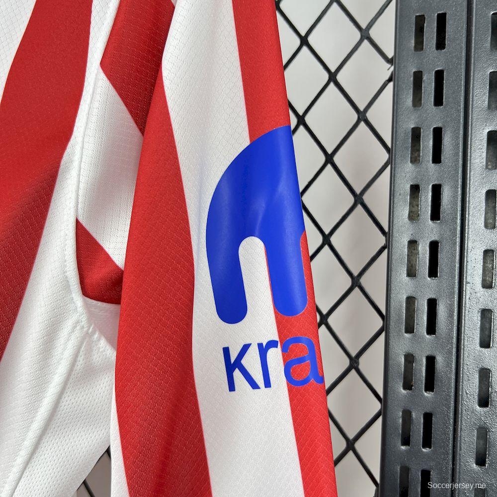 2025/26 قميص بأكمام طويلة للرجال بأكمام طويلة للرجال من أتلتيكو مدريد