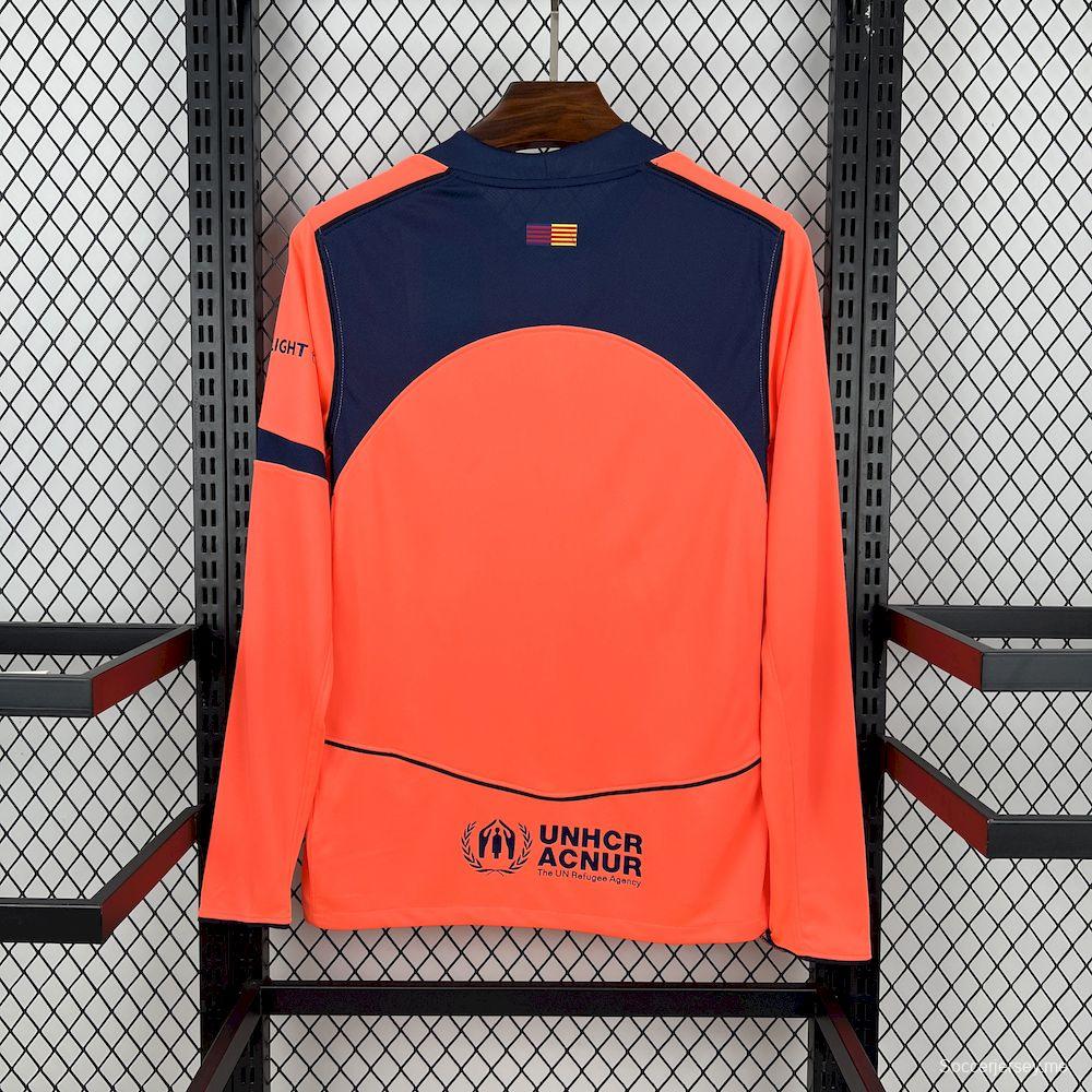 2025/26 قميص رجالي بأكمام طويلة للرجال من برشلونة الثالث