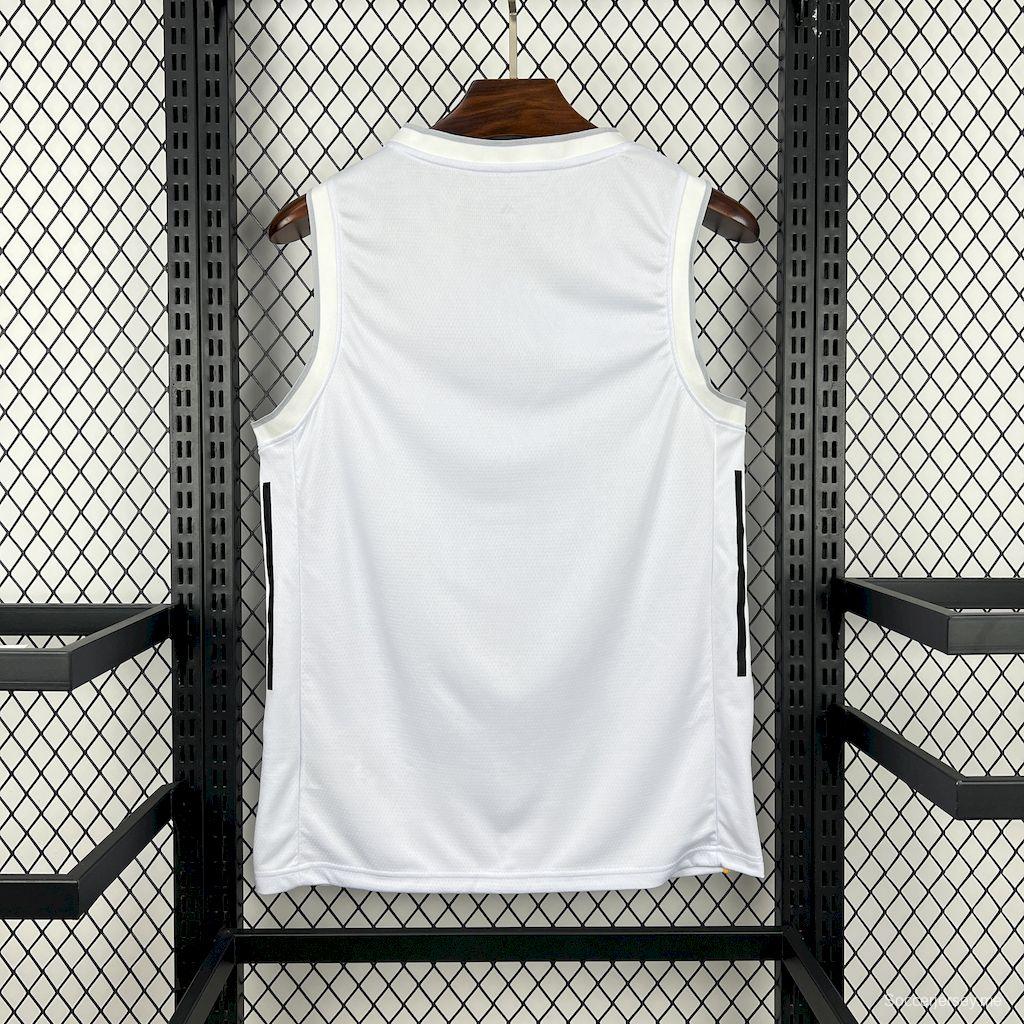 2025/25/26 قميص ريال مدريد لكرة السلة الرئيسي