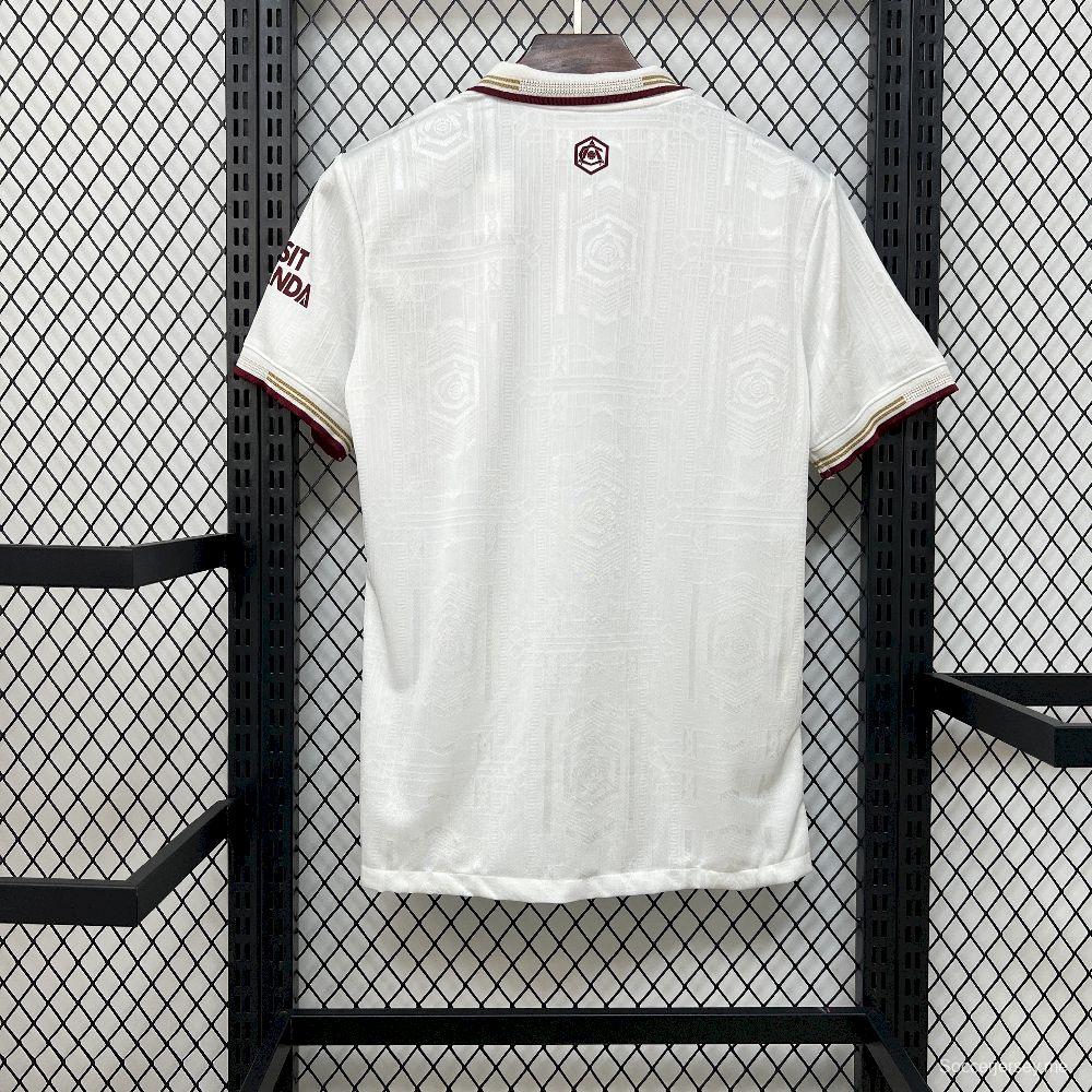 2025/26 نسخة اللاعبين 2025/26 قميص رجالي مطرز بتطريزات أرسنال الثالثة