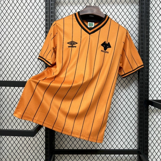 1985/86 Retro Wolverhampton Wanderers Home  Jersey