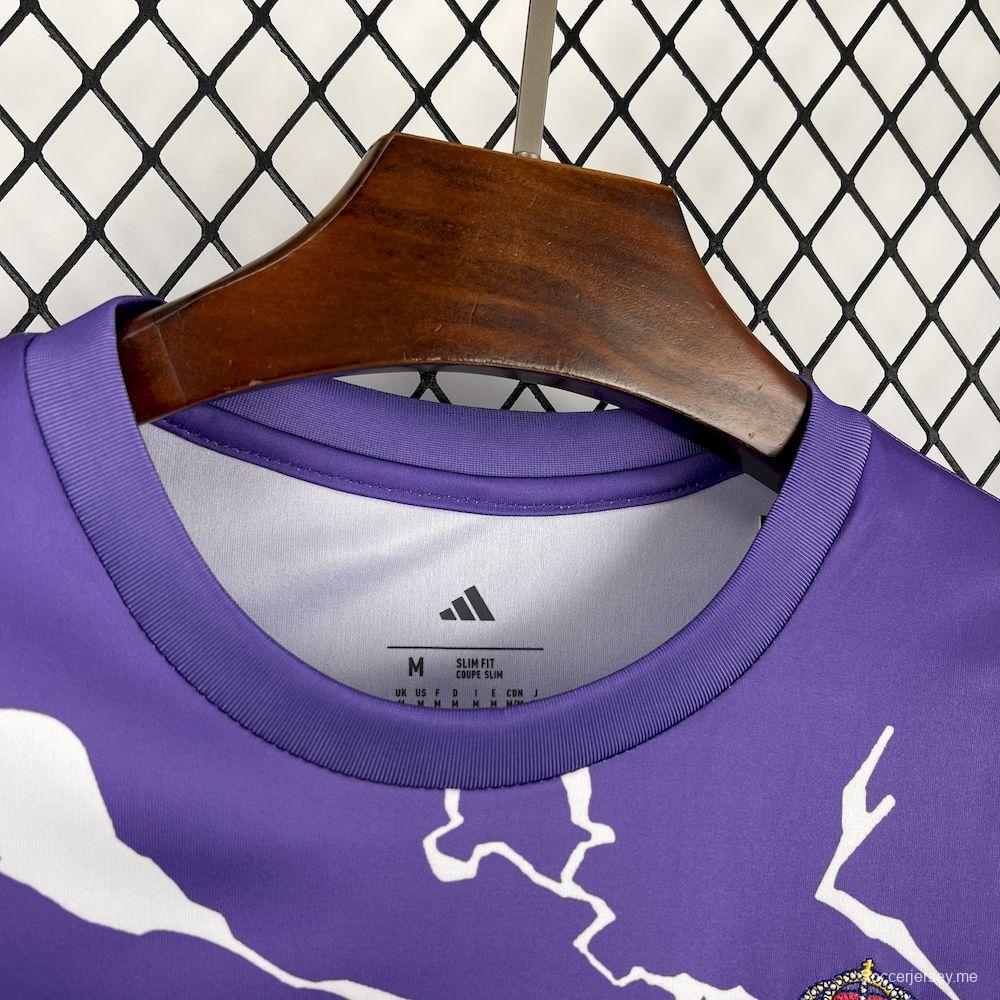 قميص ريال مدريد للرجال لموسم 2025/2026 قبل المباريات