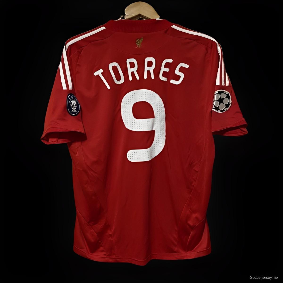 قميص فريق ليفربول 09/10 ريترو 09/10 هوم جيرسي
