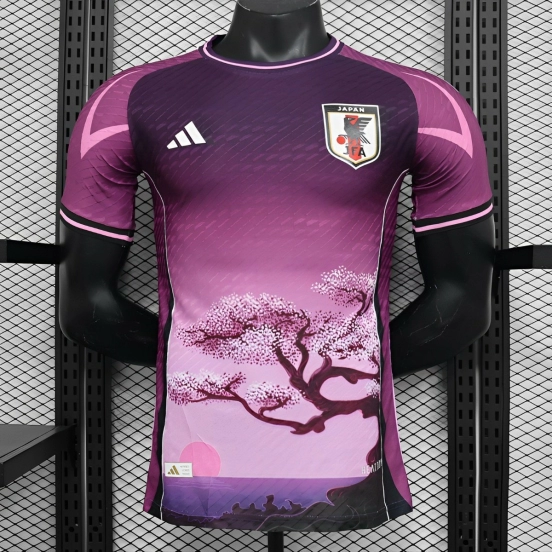 إصدار اللاعب 2024 قميص اليابان 2024 بنفسجي اللون الأرجواني
