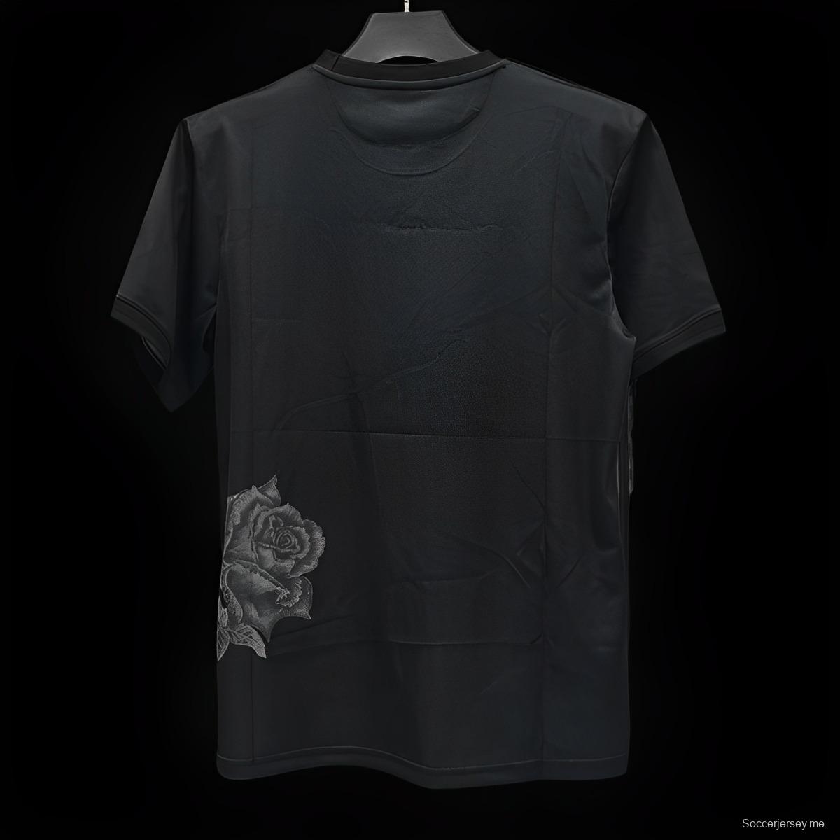 24/25 قميص ريال مدريد × ياماموتو بلاك جيرسي 24/25
