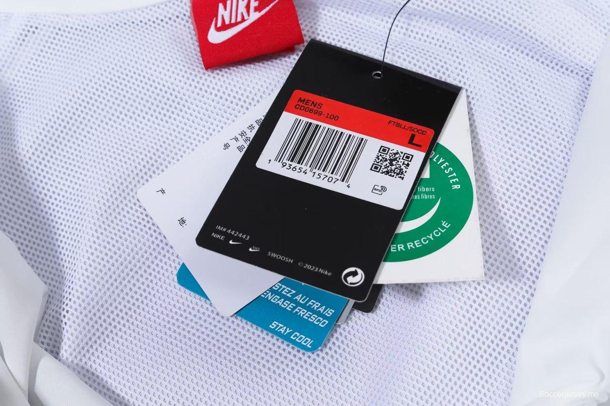 2024 إنجلترا 2024 سترة واقية من الرياح بيضاء
