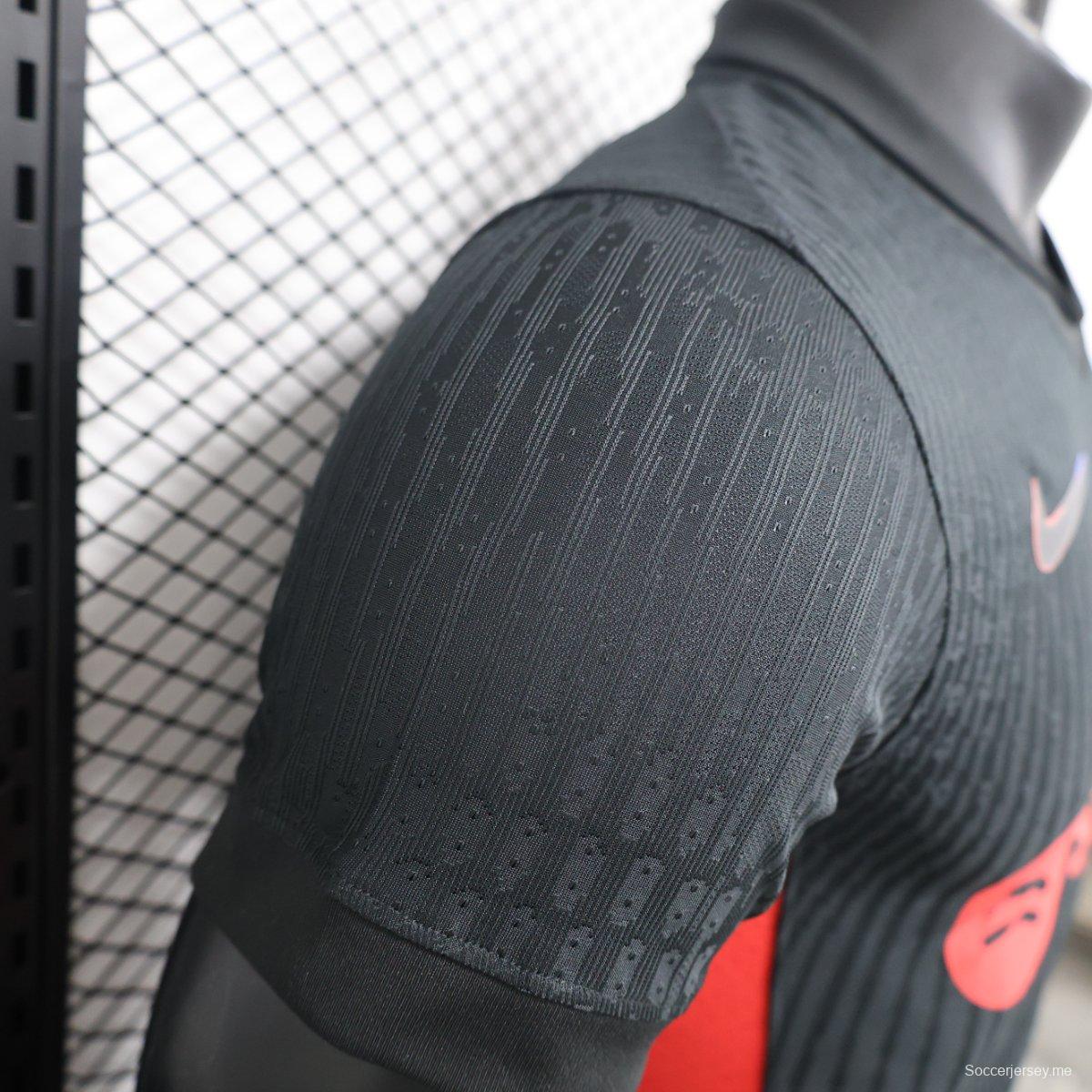 نسخة اللاعب 24/25 قميص برشلونة 24/25 خارجي أسود اللون أسود اللون
