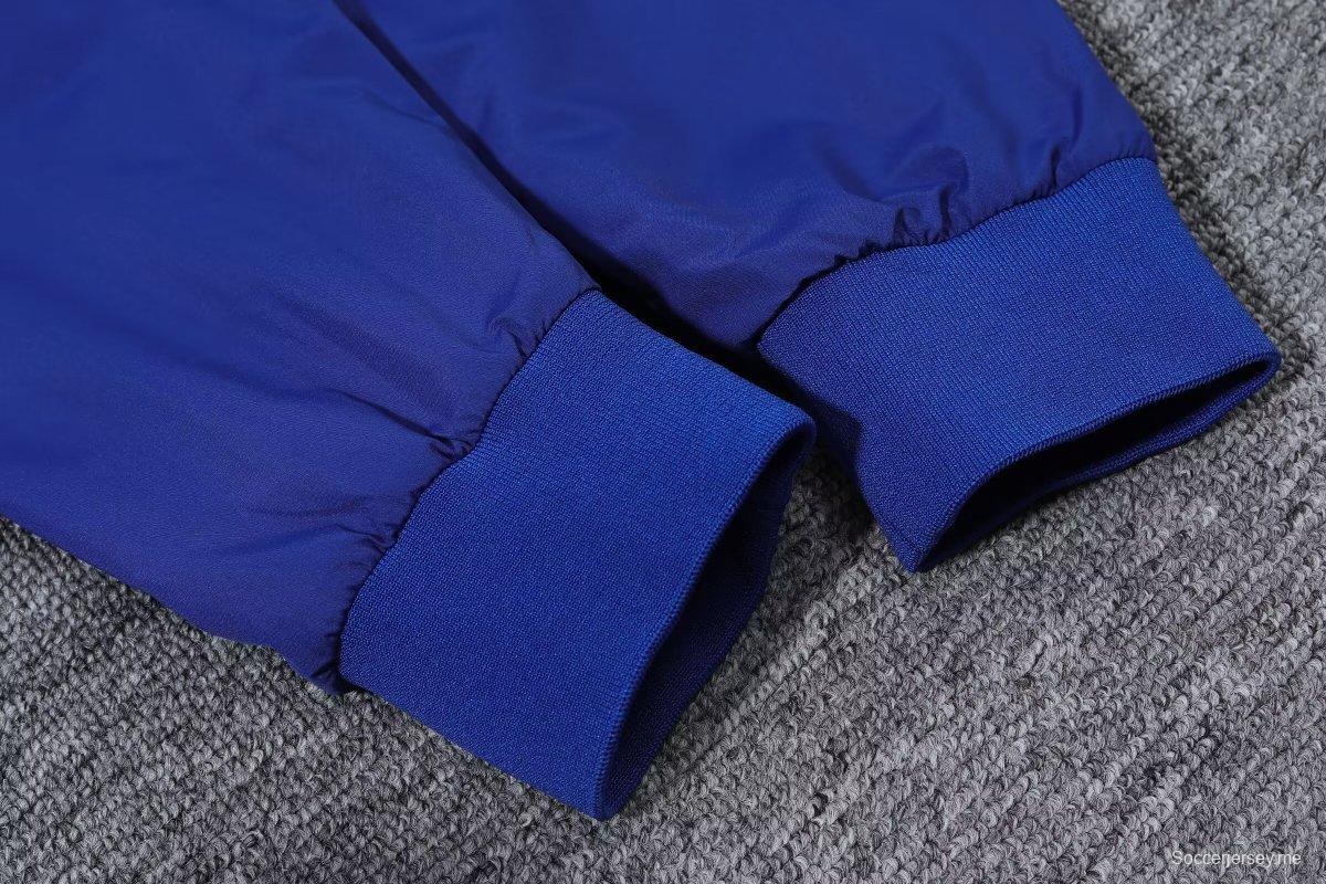 2024 فرنسا 2024 سترة واقية من الرياح زرقاء
