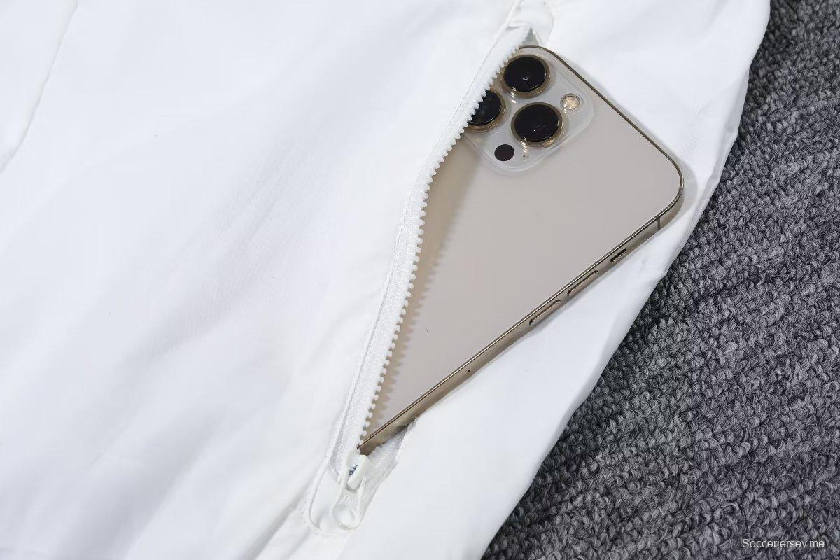 2024 إنجلترا 2024 سترة واقية من الرياح بيضاء
