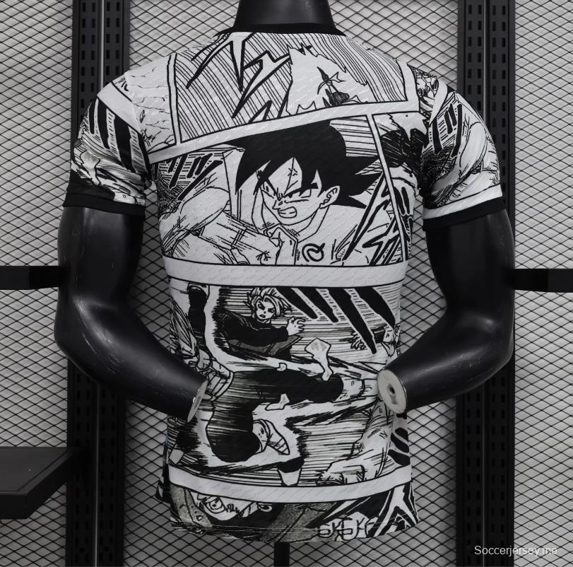 إصدار اللاعب 2024 قميص سايان أزرق سايان الياباني الخاص 2024
