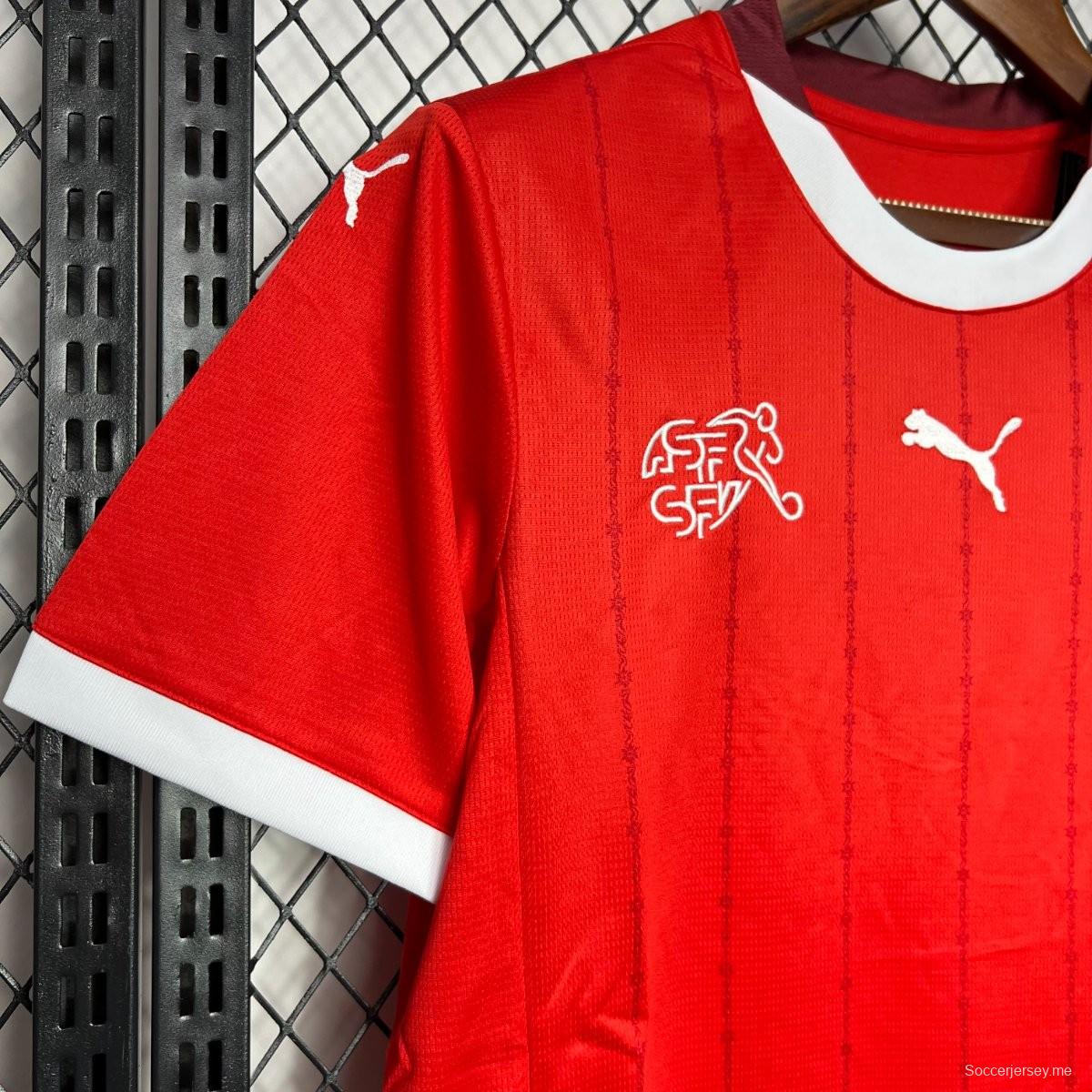 2024 سويسرا 2024 قميص المنتخب السويسري
