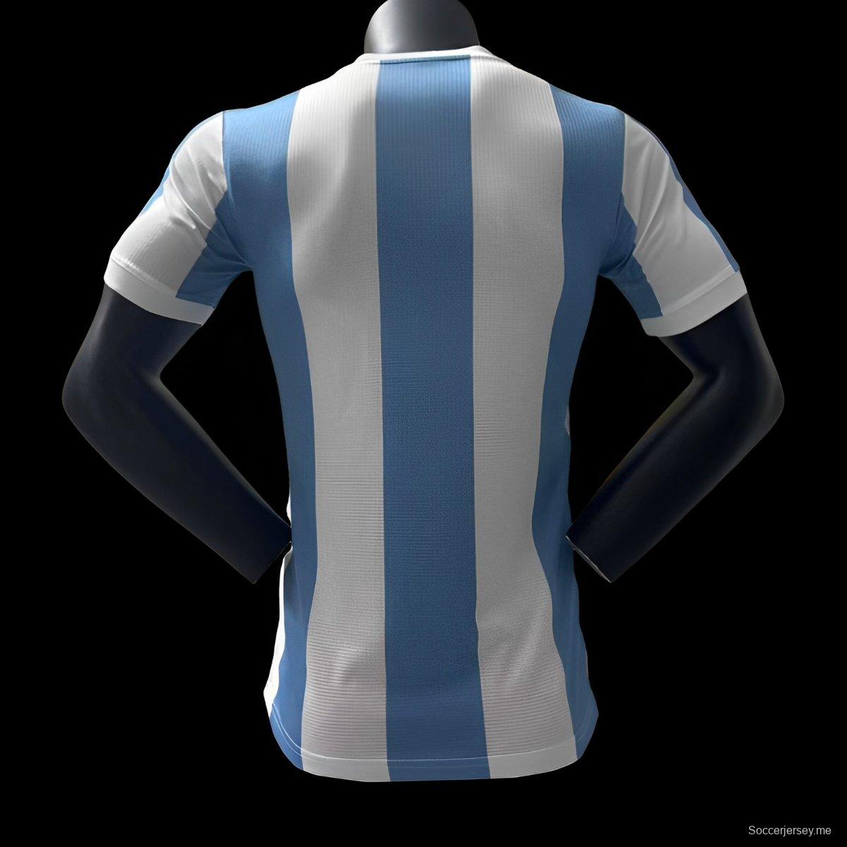 إصدار اللاعب 2024 قميص الذكرى السنوية ال 50 للأرجنتين 2024