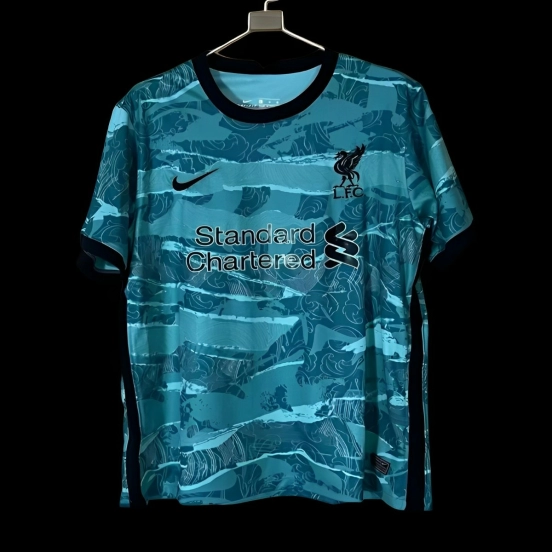 قميص أخضر ريترو 20/21 ليفربول خارجي أخضر عتيق