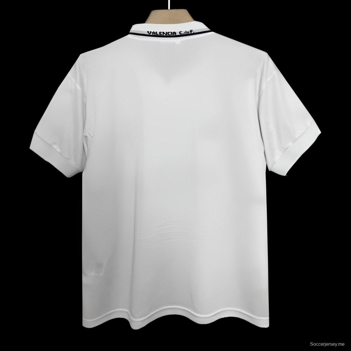 قميص أبيض ريترو 96/97 فالنسيا خارجي أبيض قديم