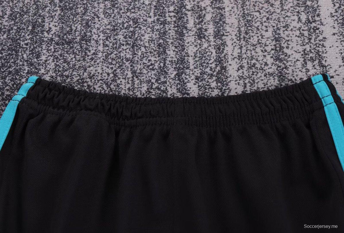 قميص ريترو كيدز 17/18 ريال مدريد اوايي أسود اللون أسود اللون