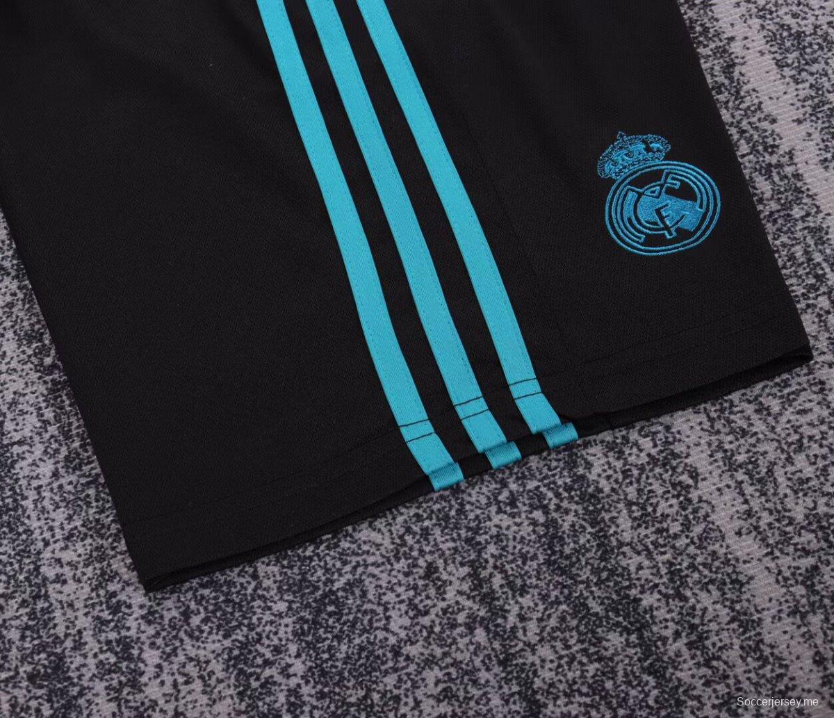 قميص ريترو كيدز 17/18 ريال مدريد اوايي أسود اللون أسود اللون