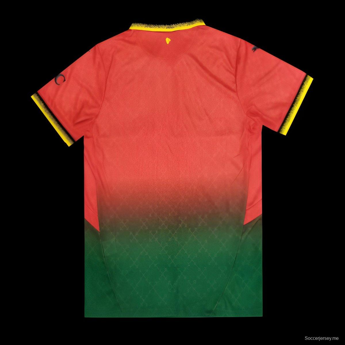 25/26 قميص ميلان × أوف وايت أحمر خاص 25/26