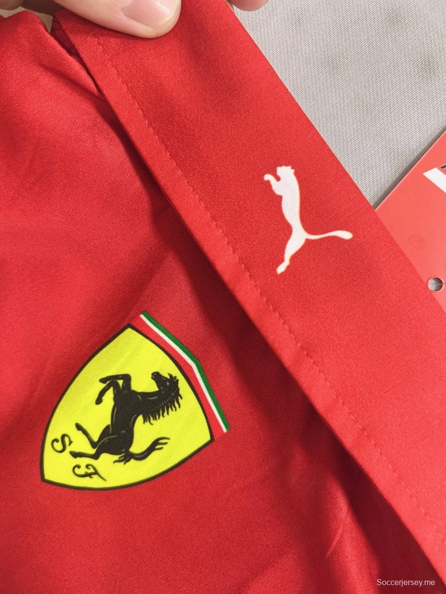 قميص فريق سكوديريا فيراري 2025 فريق سكوديريا فيراري 2025 بأكمام قصيرة - طراز سباقات الفورمولا 1