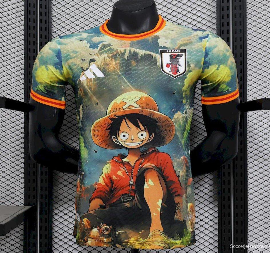 2025/26 نسخة لاعب 2025/26 لاعب اليابان ون بيس ون بيس - قميص مونكي دي لوفي