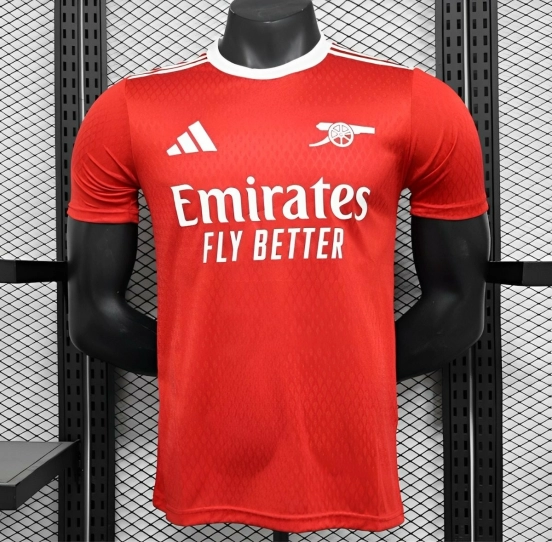 25/26 نسخة اللاعب 25/26 قميص تدريب أرسنال الرياضي الأحمر