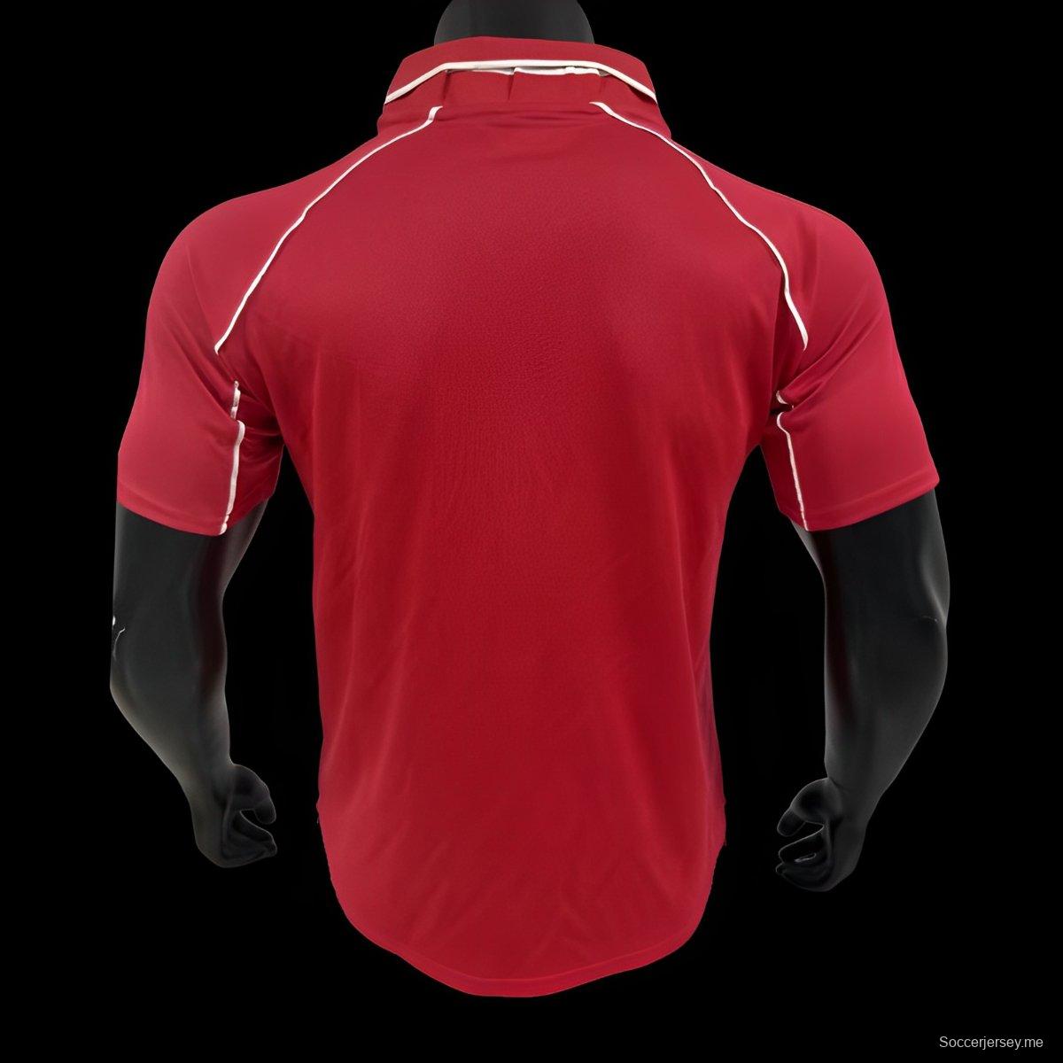 قميص فريق ليفربول 00/01 ريترو 00/01 هوم جيرسي