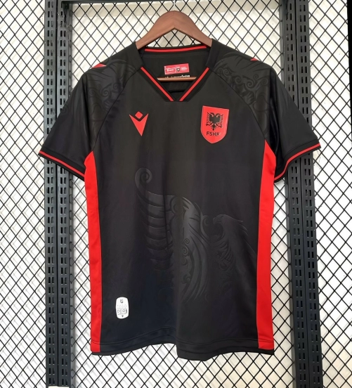 2025 قميص ألبانيا Away ألبانيا بلاك جيرسي 2025