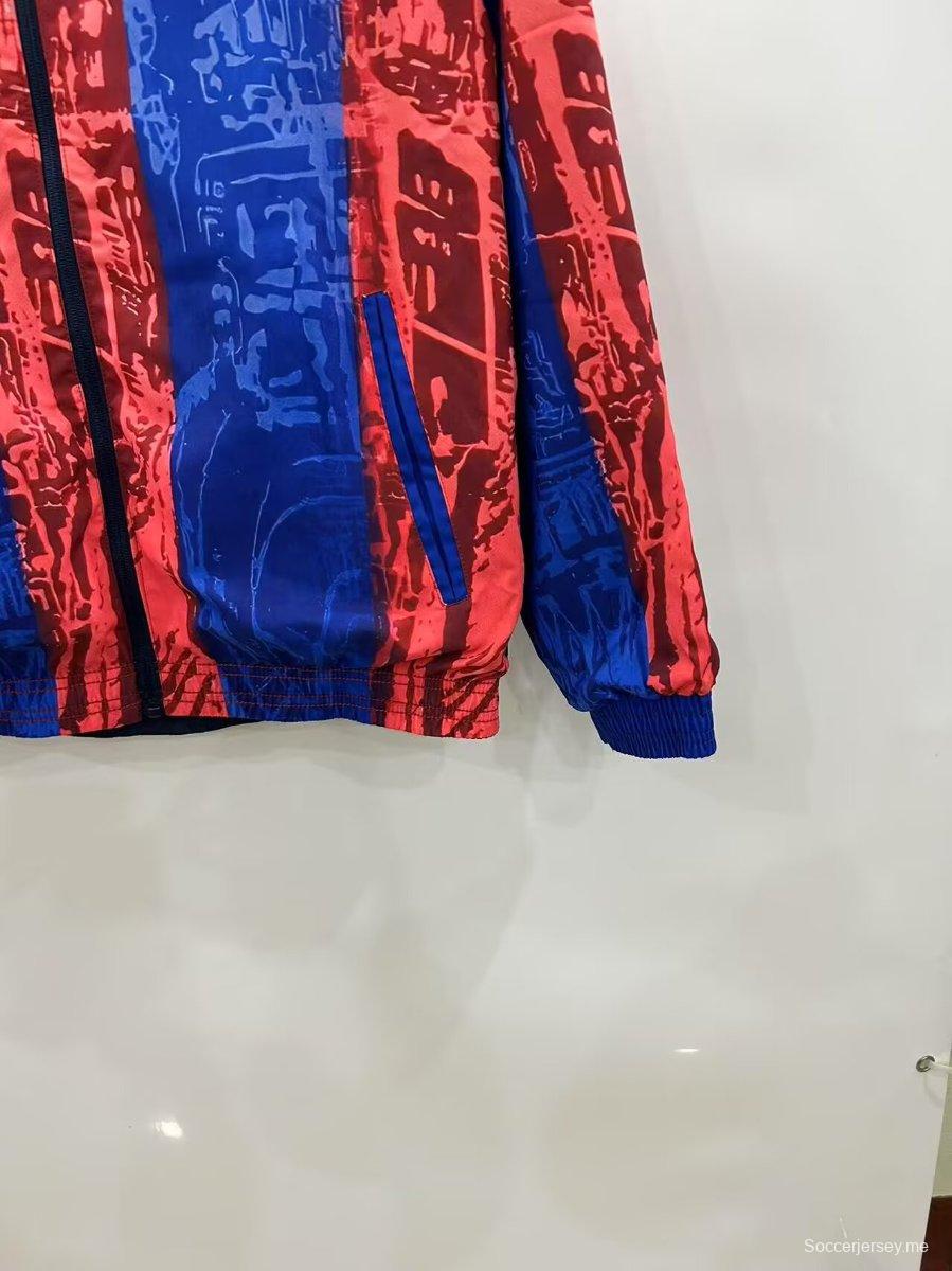 25/26 برشلونة كوما فوتبول بسترة واقية من الرياح عاكسة لكرة القدم