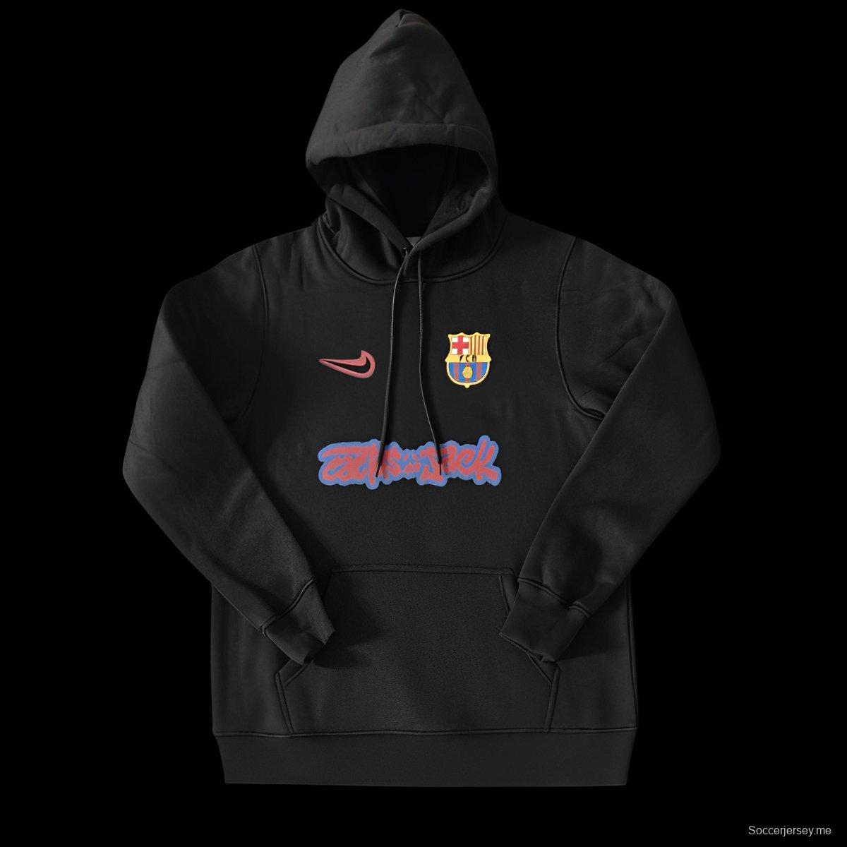 25/26 Barcelona Black Cactus Jack Hoodie -7 Colors