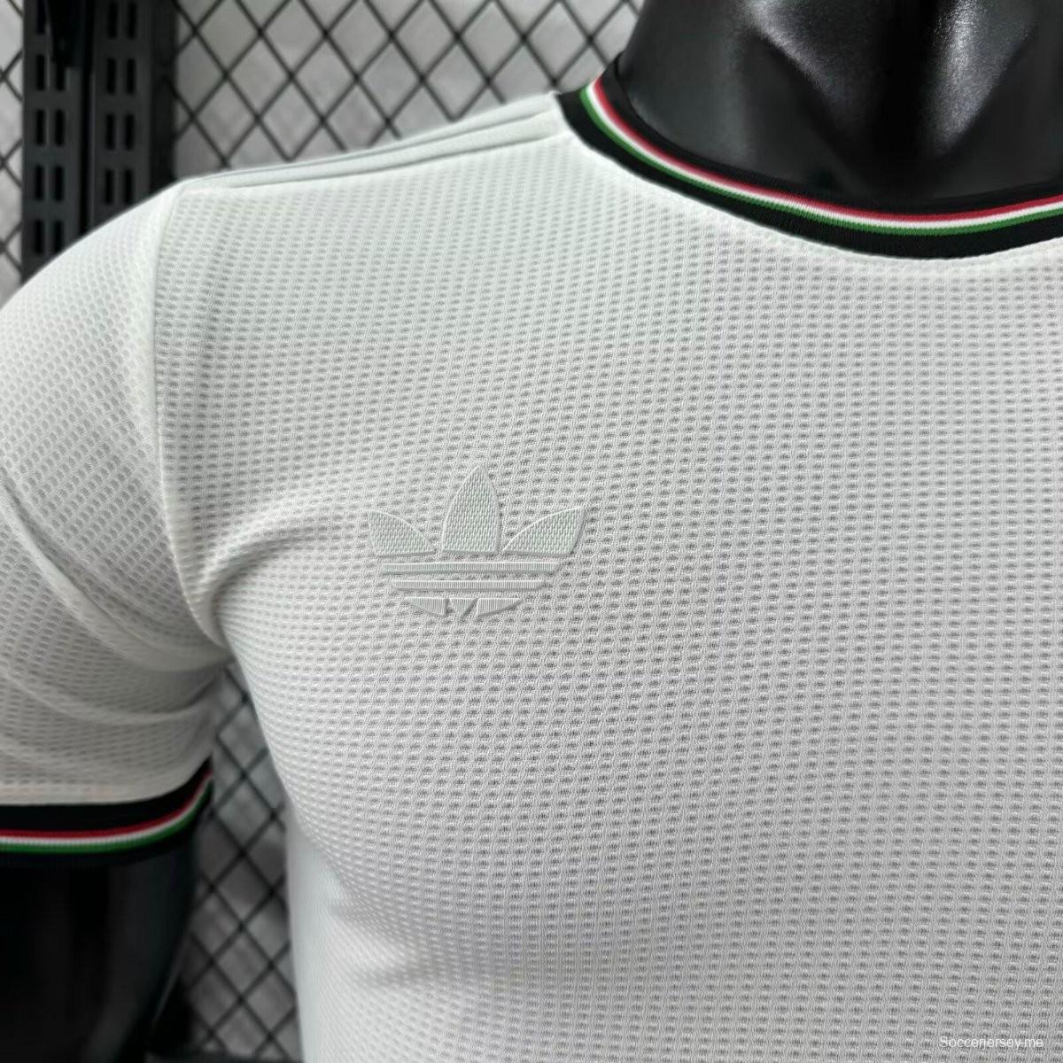 إصدار اللاعب 25/26 قميص يوفنتوس الأبيض قبل المباراة 25/26