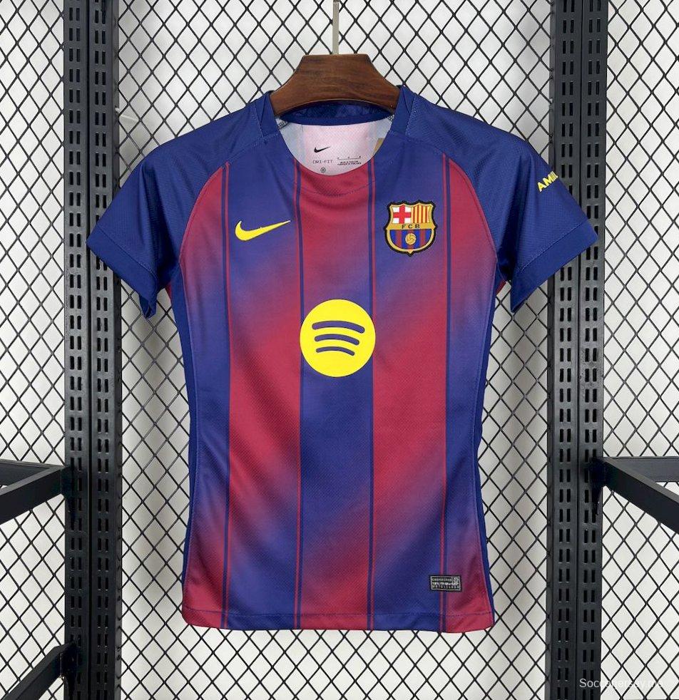 2025/25/26 قميص برشلونة الأساسي للنساء