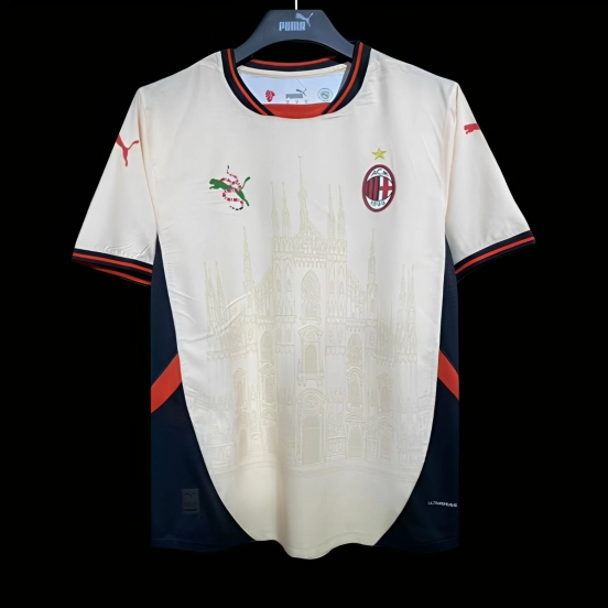 إصدار اللاعب 25/26 AC MIlan x GUCCI قميص خاص للاعبين