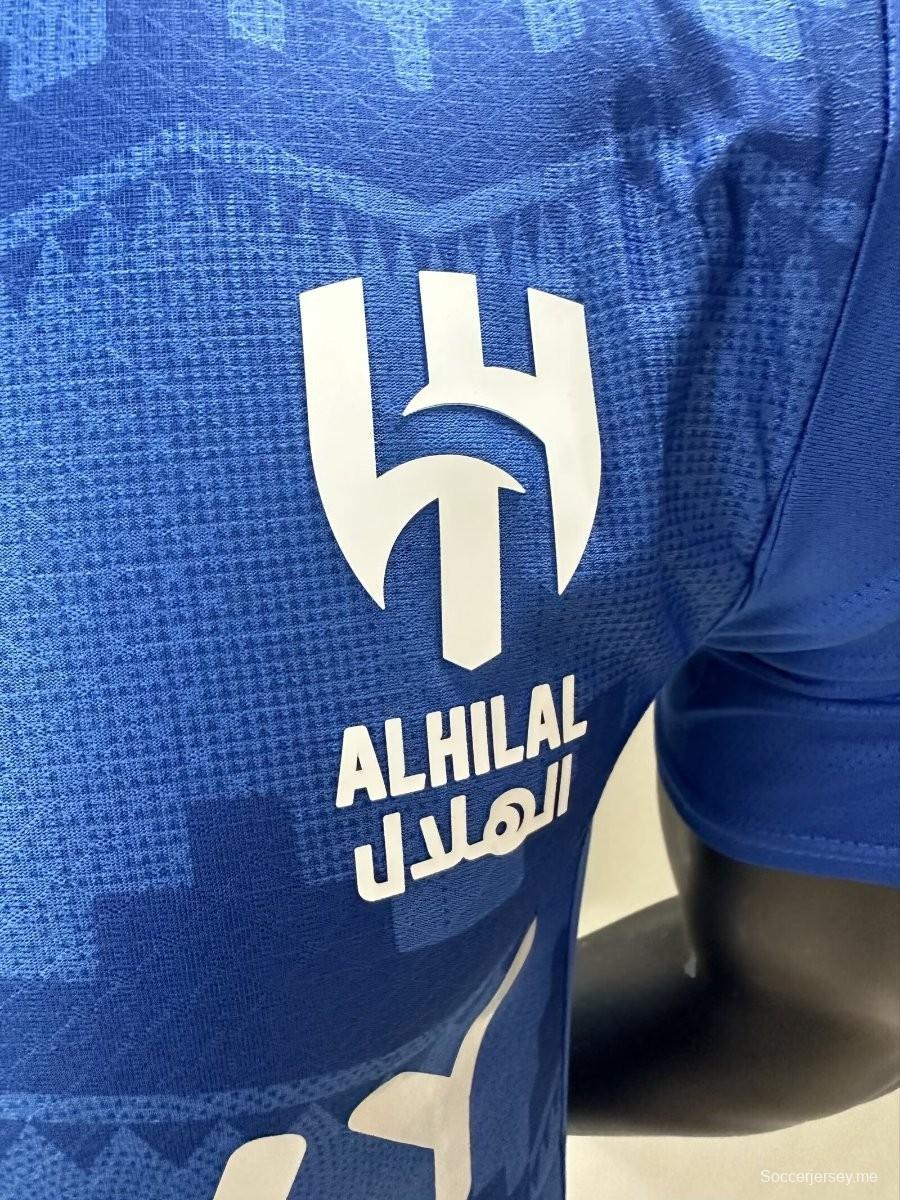 إصدار اللاعب 25/26 قميص الهلال الأساسي 25/26