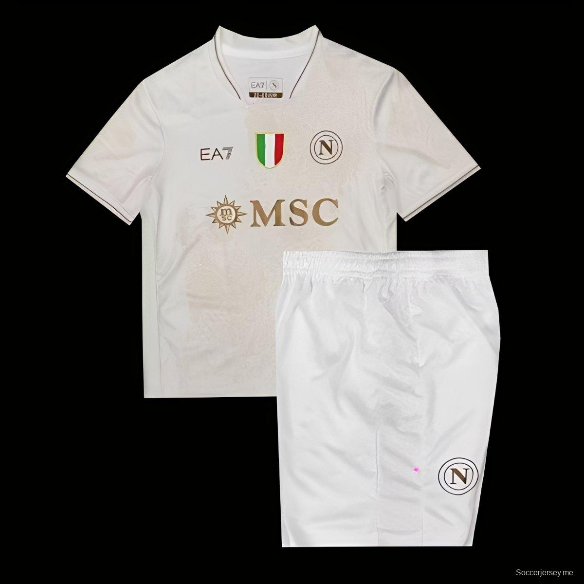 25/26 قميص أطفال نابولي خارج الملعب