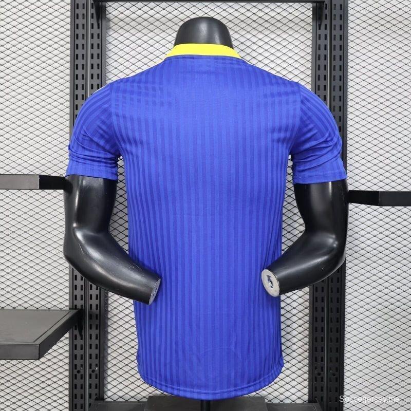 نسخة اللاعب 25/26 قميص بوكا جونيورز أديداس أديداس أيقونات التراس الأصلية الأزرق