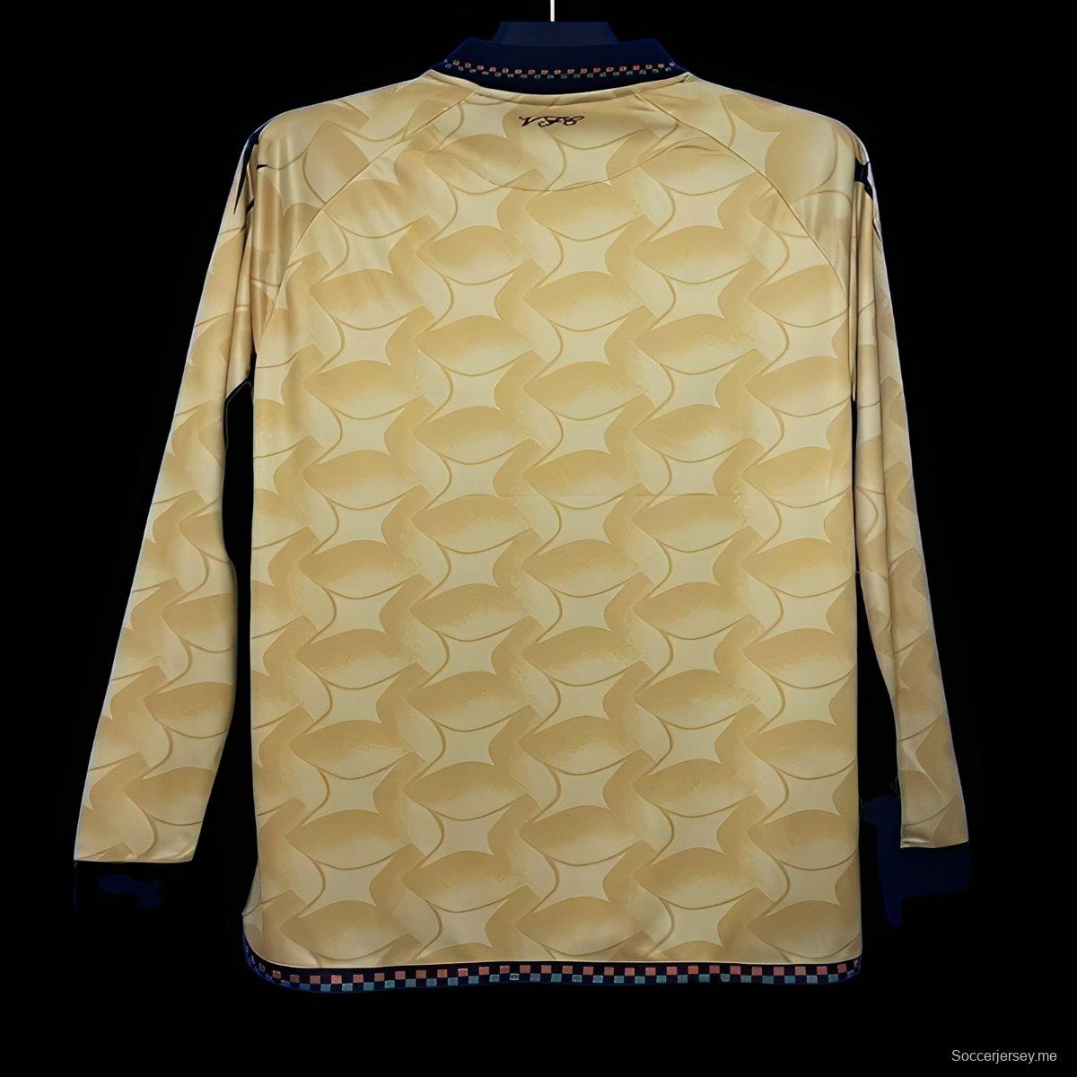25/26 قميص بأكمام طويلة لحارس مرمى فينيسيا الذهبي للأطفال