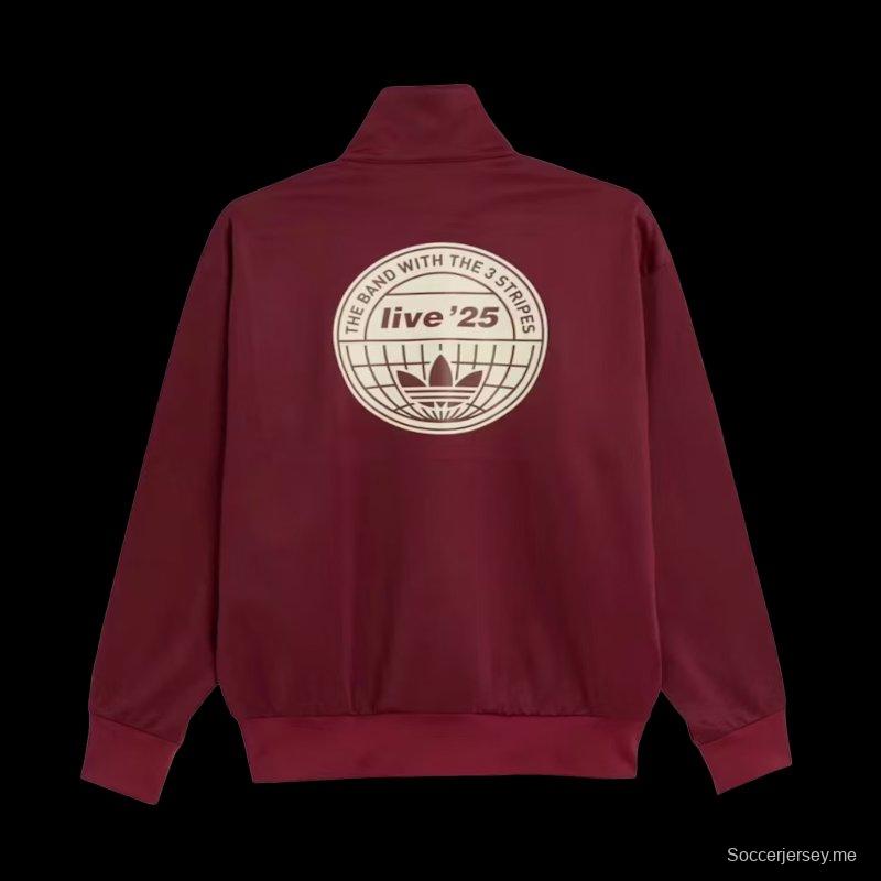 أديداس × أويسيس تور فايربيرد تراك توب فايربيرد بلون كستنائي نبيل