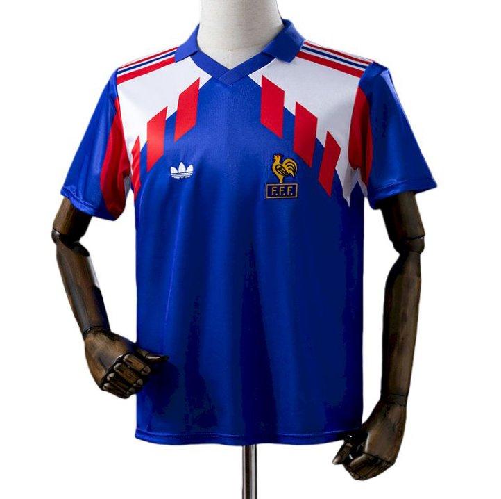 قميص منتخب فرنسا الرجعية 1990 ريترو فرنسا هوم جيرسي