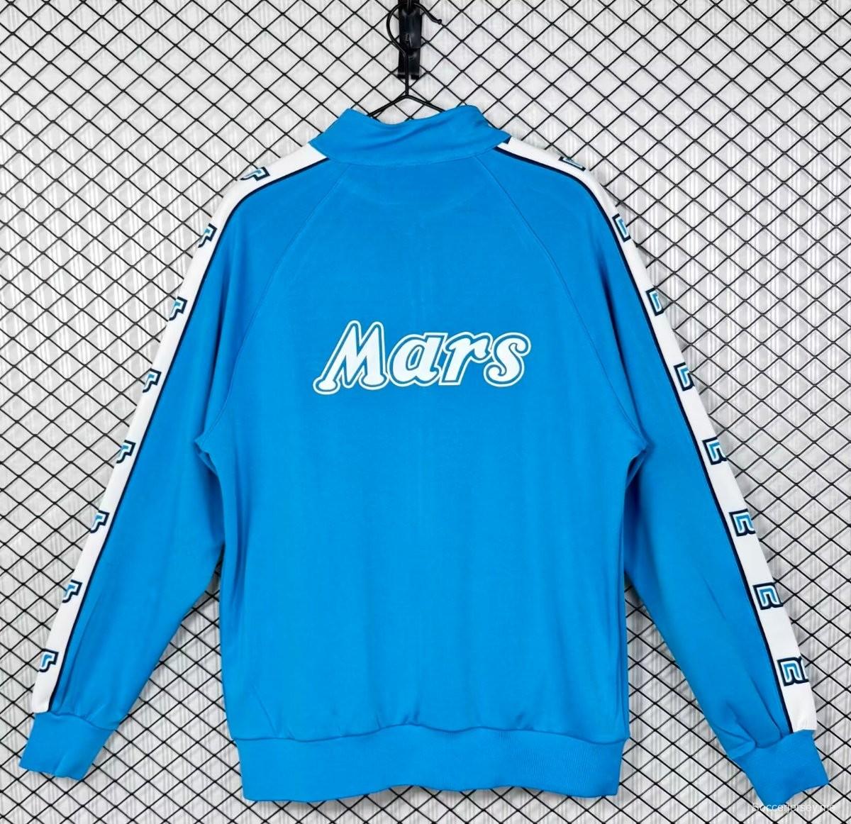 جاكيت ريترو 88/89 ريترو نابولي المنزلي بسحاب كامل