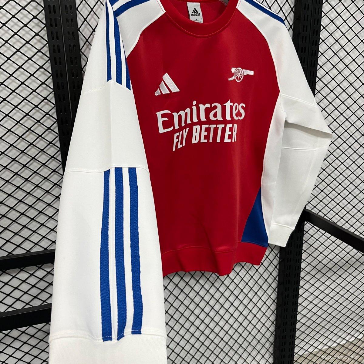 25/26 قميص رياضي بأكمام طويلة الأكمام من نادي أرسنال الإنجليزي