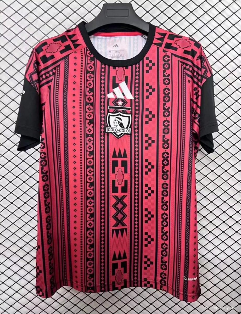 26/27 كولو كولو قميص ما قبل المباراة الأحمر