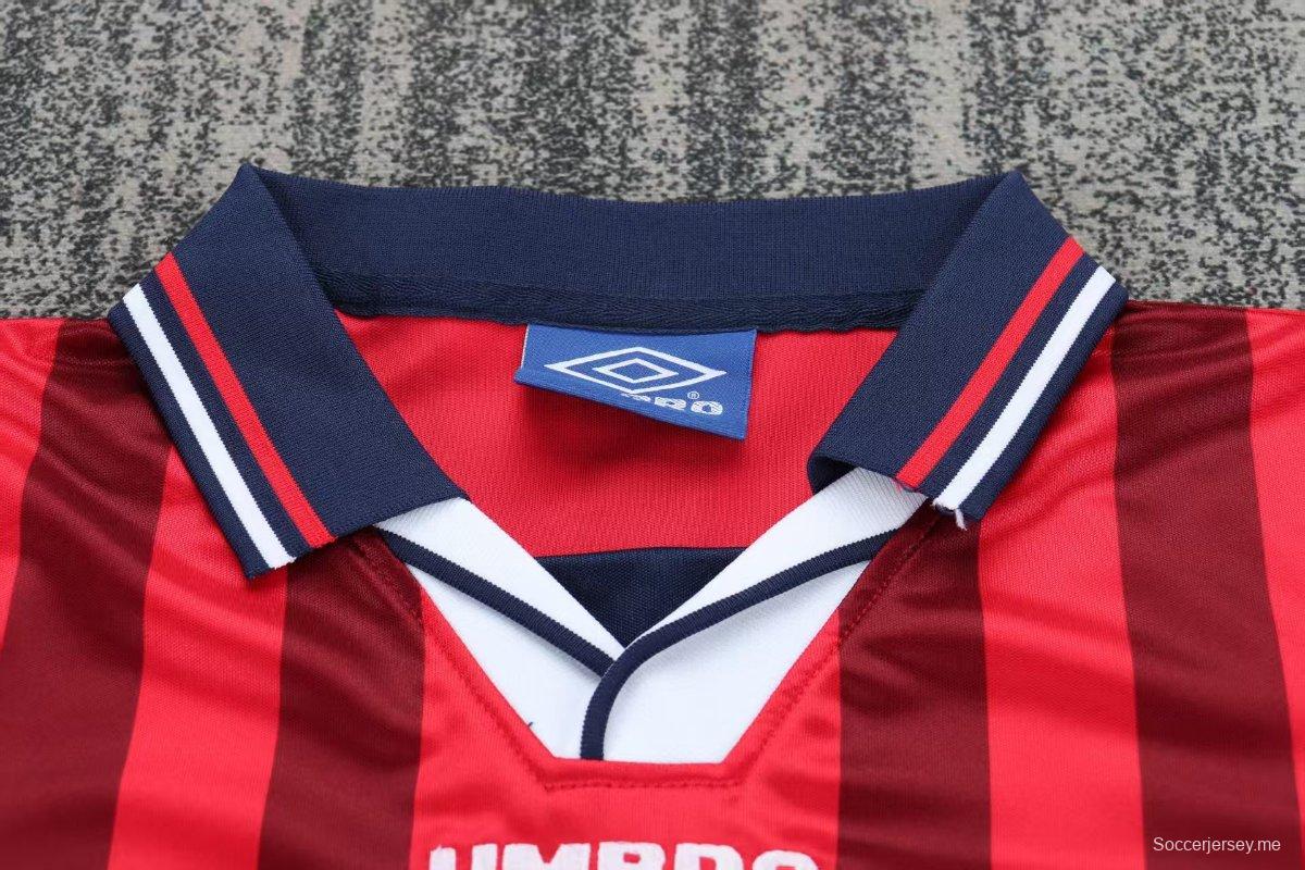 قميص رجعي للأطفال 1998 إنجلترا خارج أرضها