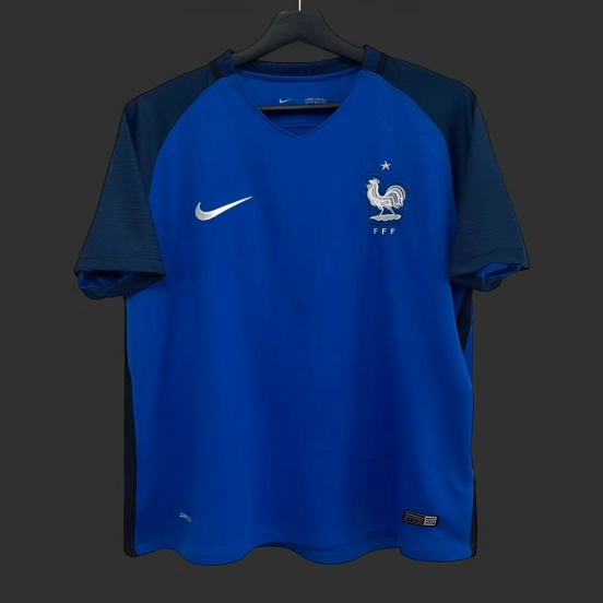 قميص المنتخب الفرنسي للرجال طراز ريترو 2016