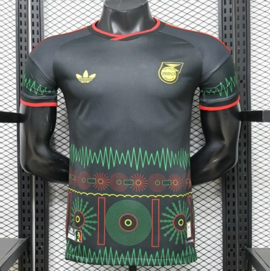 قميص اللاعب الإصدار 2026، جامايكا، رمادي داكن، الإصدار الخاص بثقافة موسيقى الريغي